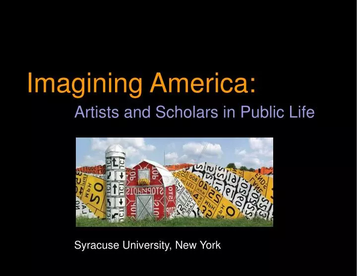 PPT Imagining America PowerPoint Presentation, free download ID