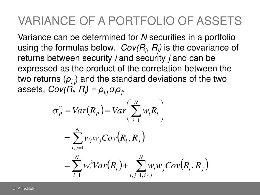 asset-weighted standard deviation asset-weighted standard deviation