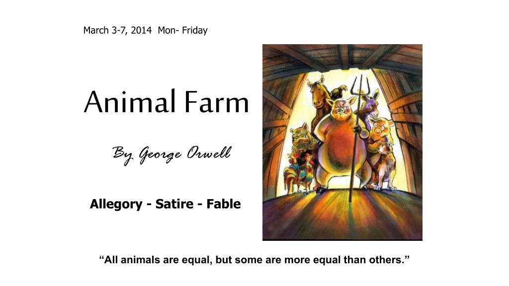 PPT - Animal Farm PowerPoint Presentation, free download - ID:2466191