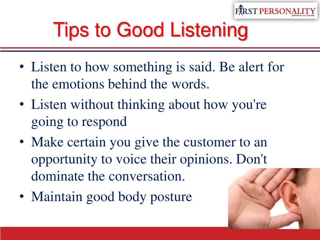 effective listening powerpoint presentation