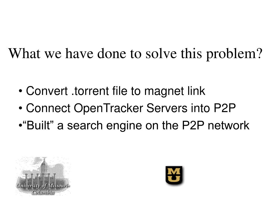 PPT - From Torrent to Magnet Link PowerPoint Presentation, free download -  ID:2466686
