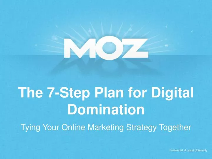 PPT - The 7-Step Plan for Digital Domination PowerPoint Presentation, free download - ID:2467360