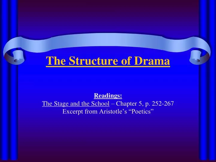 PPT - The Structure of Drama PowerPoint Presentation, free download