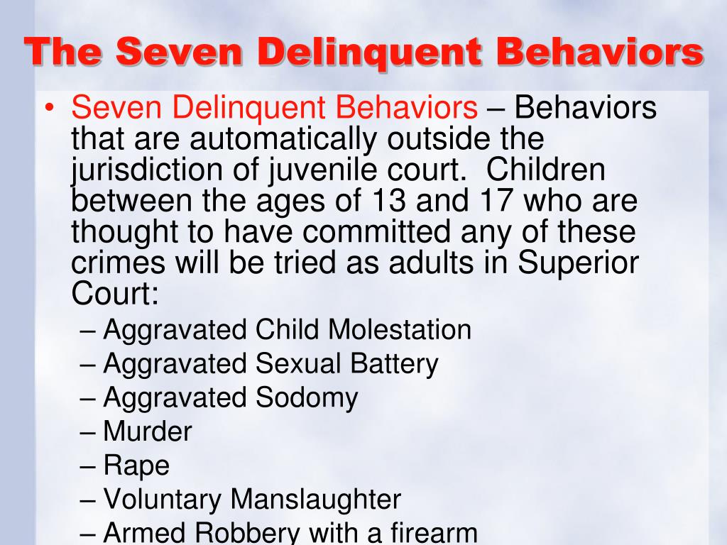 PPT - Unit 5 – Juvenile Justice PowerPoint Presentation, Free Download ...