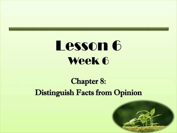 lesson 6 week 6 n.