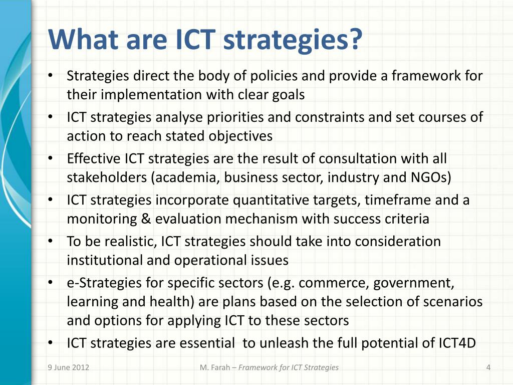 sample of ict business plan