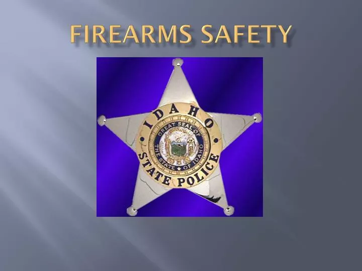 PPT Firearms safety PowerPoint Presentation, free download ID2470939