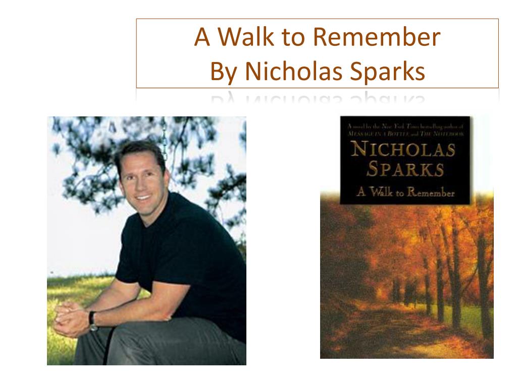 a walk to remember author