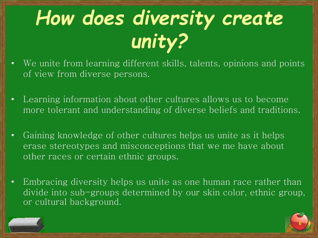 presentation on unity in diversity