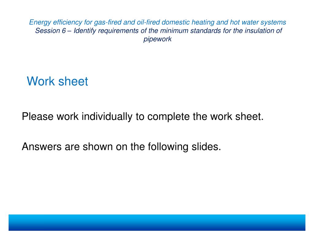PPT - Energy efficiency for gas-fired and oil-fired domestic heating ...
