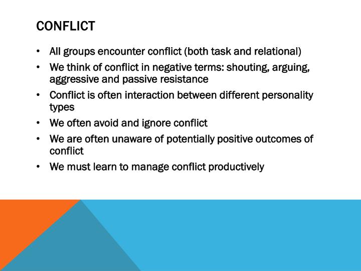 PPT - Teamwork & Conflict resolution PowerPoint Presentation - ID:2471820