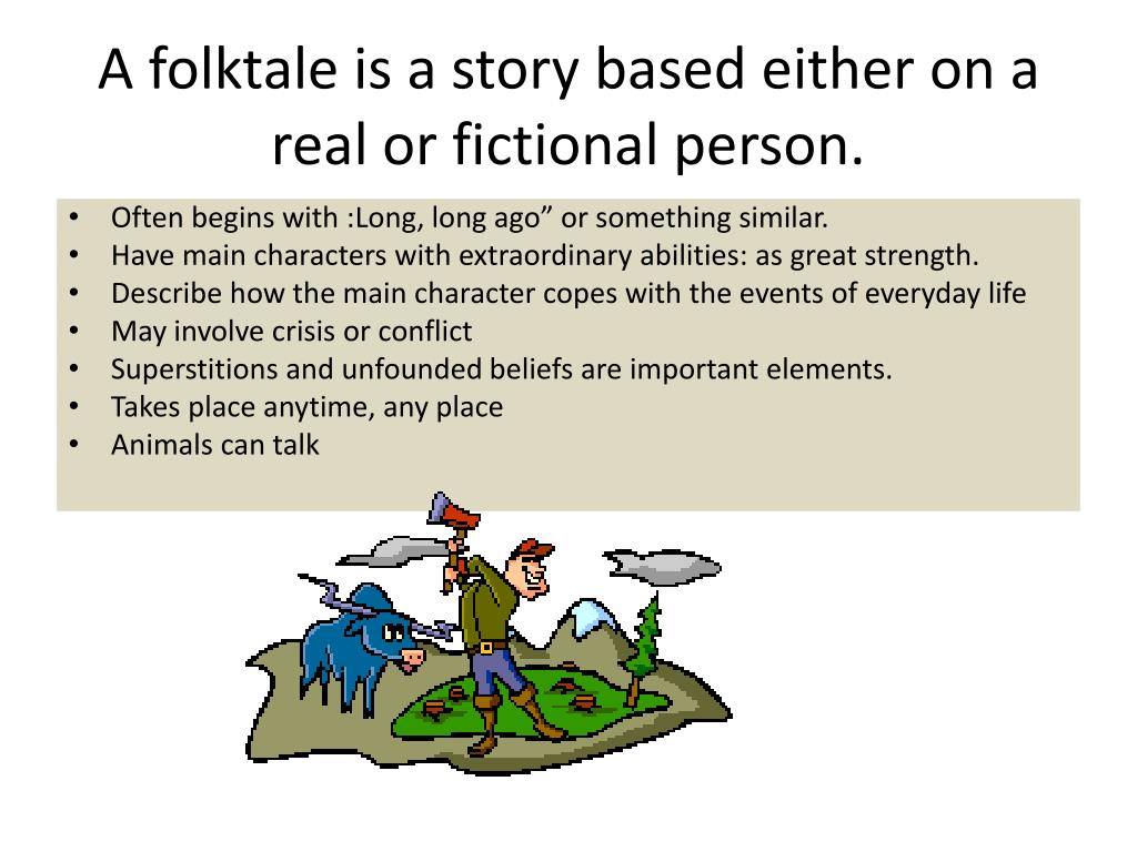 folktale examples in real life