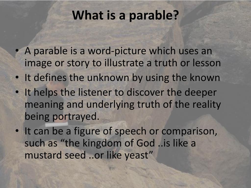 What is 2024 a parable