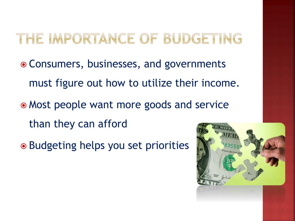 essay on the importance of budgeting