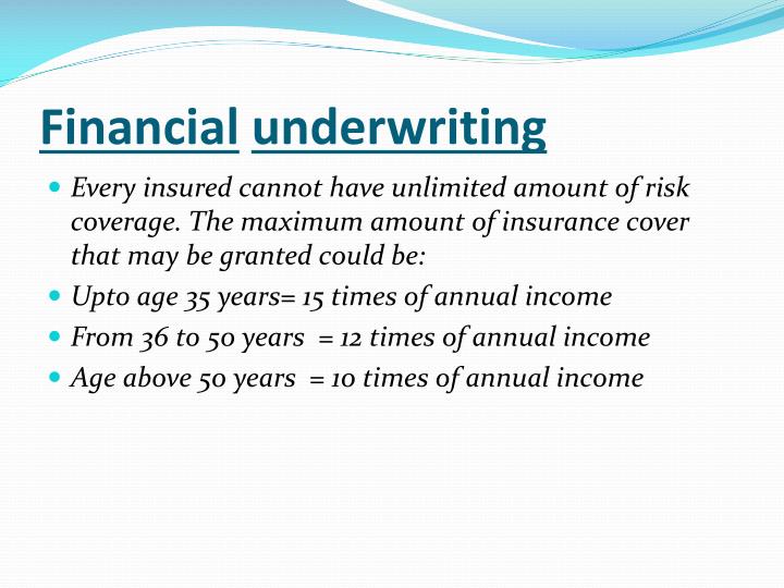 PPT Functions of the Agents & Insurance underwriting chapter4
