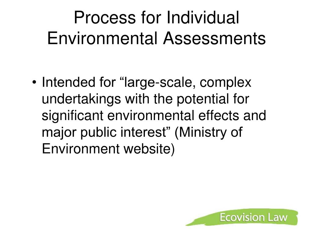 what does environmental assessment mean