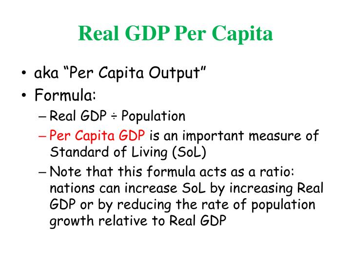 ppt measuring gdp and economic growth powerpoint presentation id real gdp formula