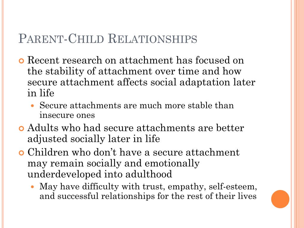 parent child relationship case study