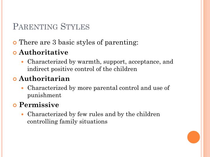 basic types of parenting styles and basic types of parenting styles and