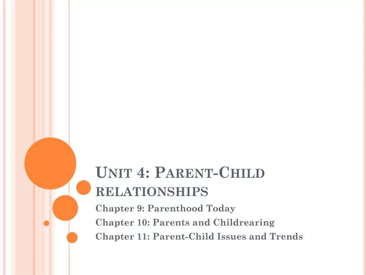 Ppt - Unit 4: Parent-Child Relationships Powerpoint Presentation, Free  Download - Id:2474586