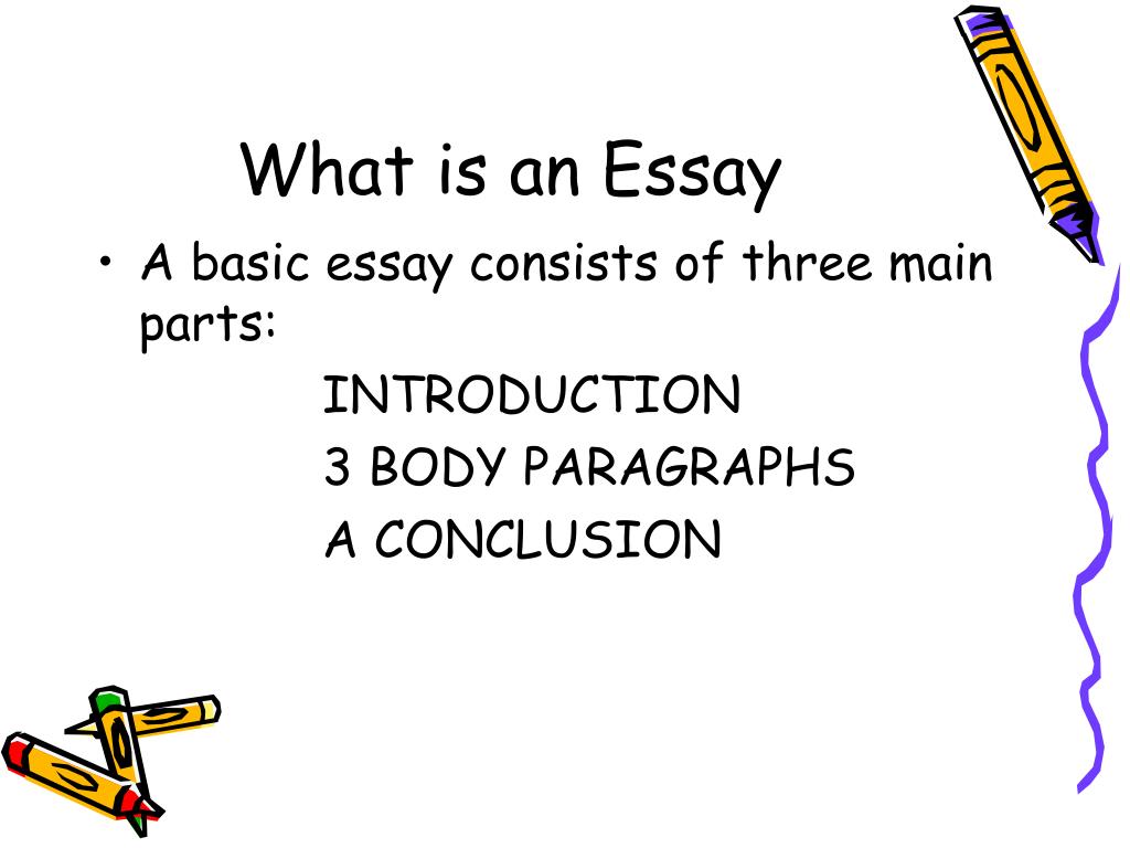 how to write essay ppt