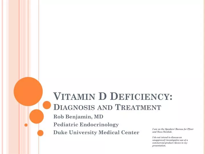 Ppt Vitamin D Deficiency Diagnosis And Treatment