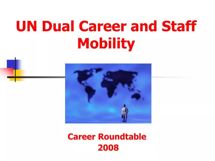 un dual career and staff mobility n.