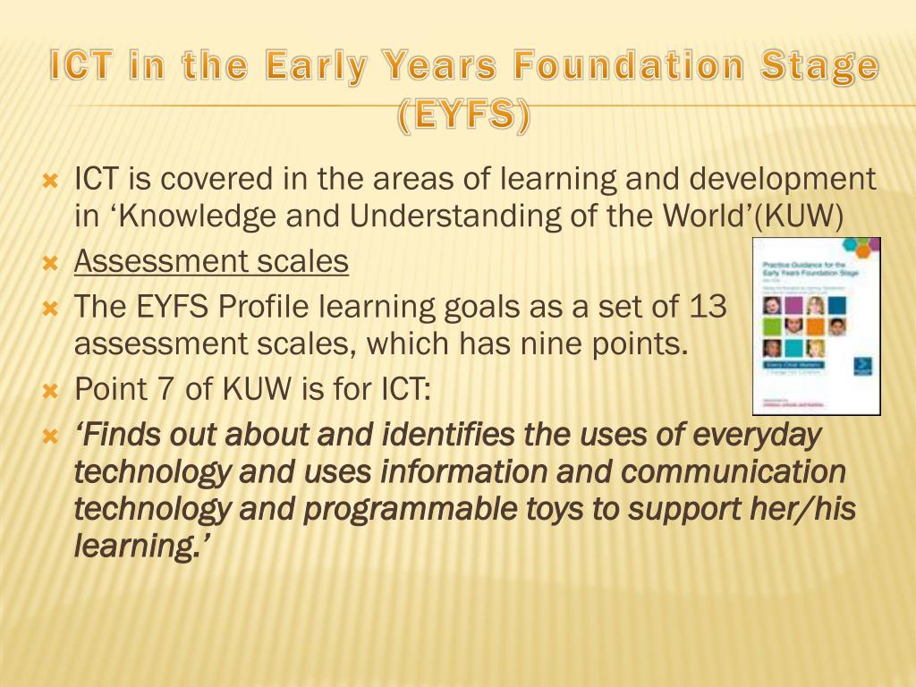 Ppt Using Ict In The Early Years