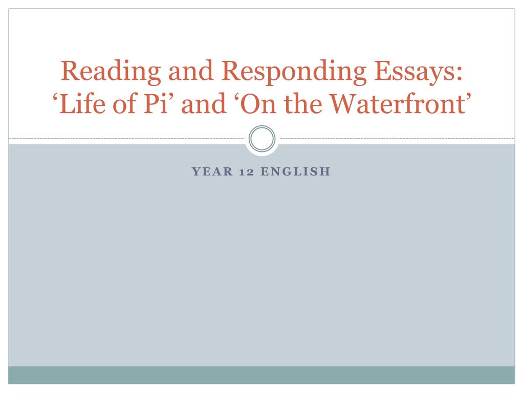 life of pi essays for grade 12 pdf