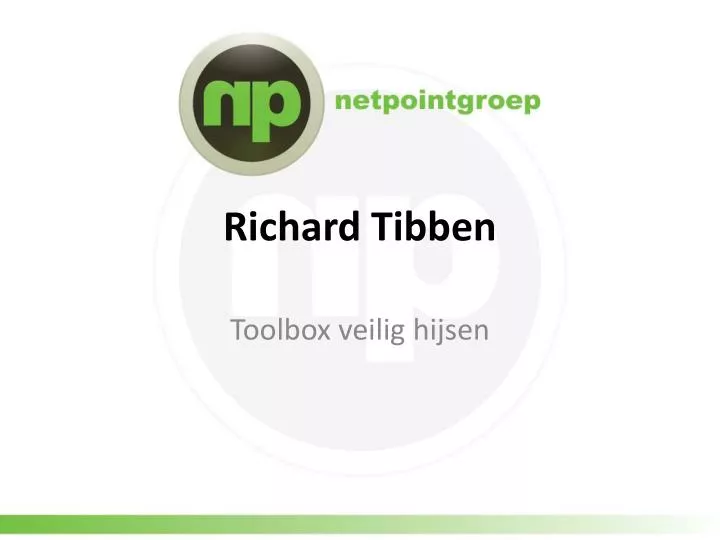 PPT - Richard Tibben PowerPoint Presentation, free download - ID:2476375