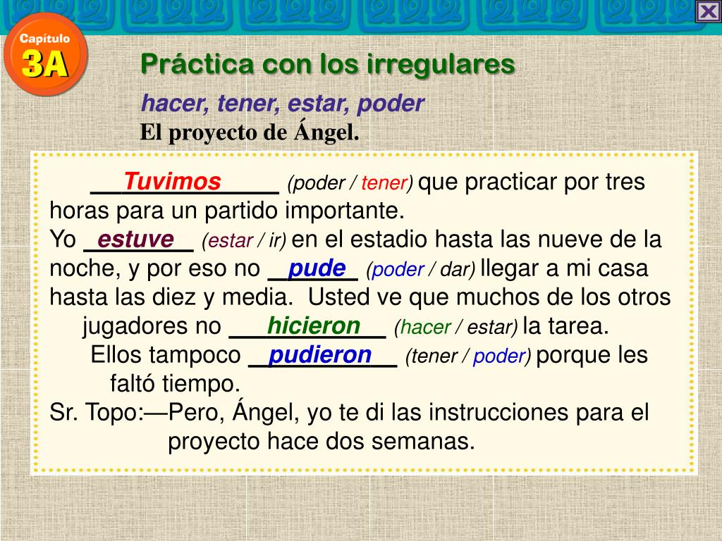 ppt-irregular-preterite-verbs-hacer-tener-estar-poder-powerpoint-presentation-id-2477657