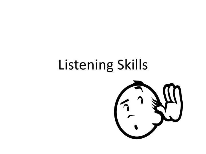 listening skills n.