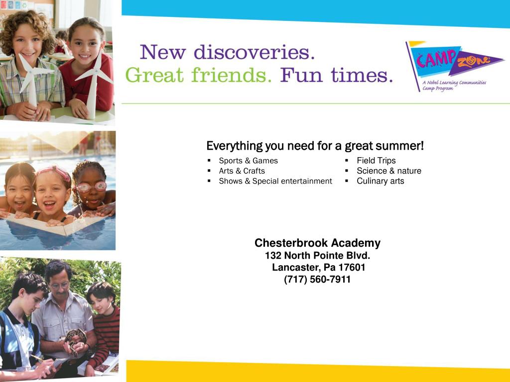 PPT Chesterbrook Academy 132 North Pointe Blvd. Lancaster, Pa 17601