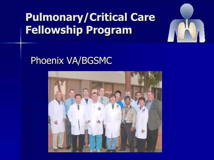 Ppt Pulmonary Critical Care Fellowship Program Powerpoint
