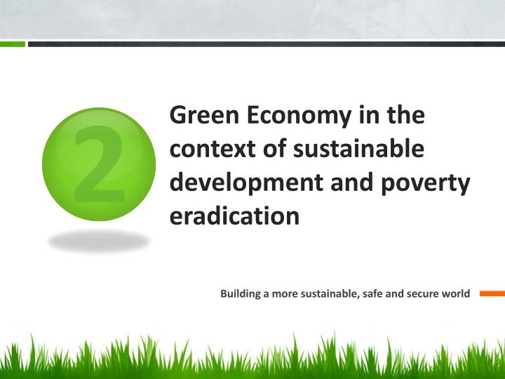 green economy in the context of green economy in the context of