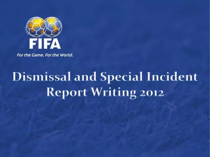 special incident report