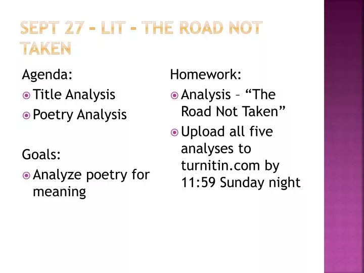 title analysis title analysis