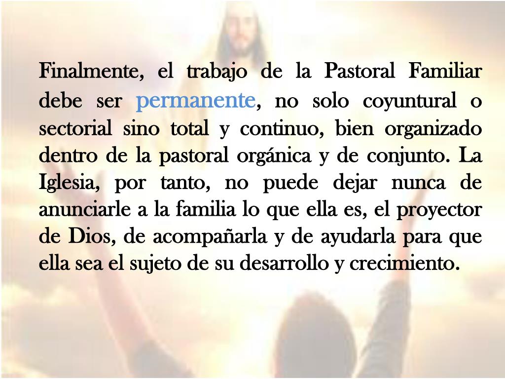 PPT - ESQUEMA FUNDAMENTAL DE LA PASTORAL FAMILIAR PowerPoint ...