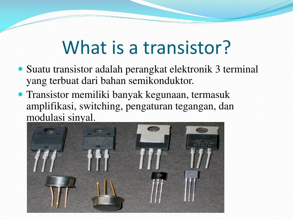 Transistores para que sirve