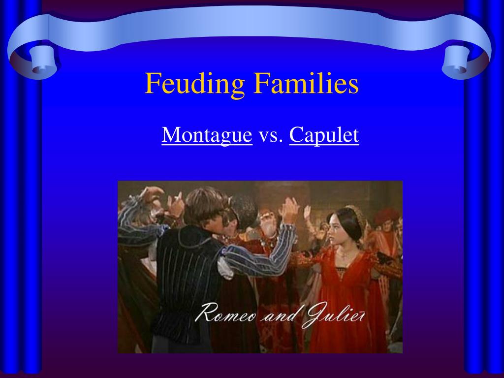 montagues vs capulets