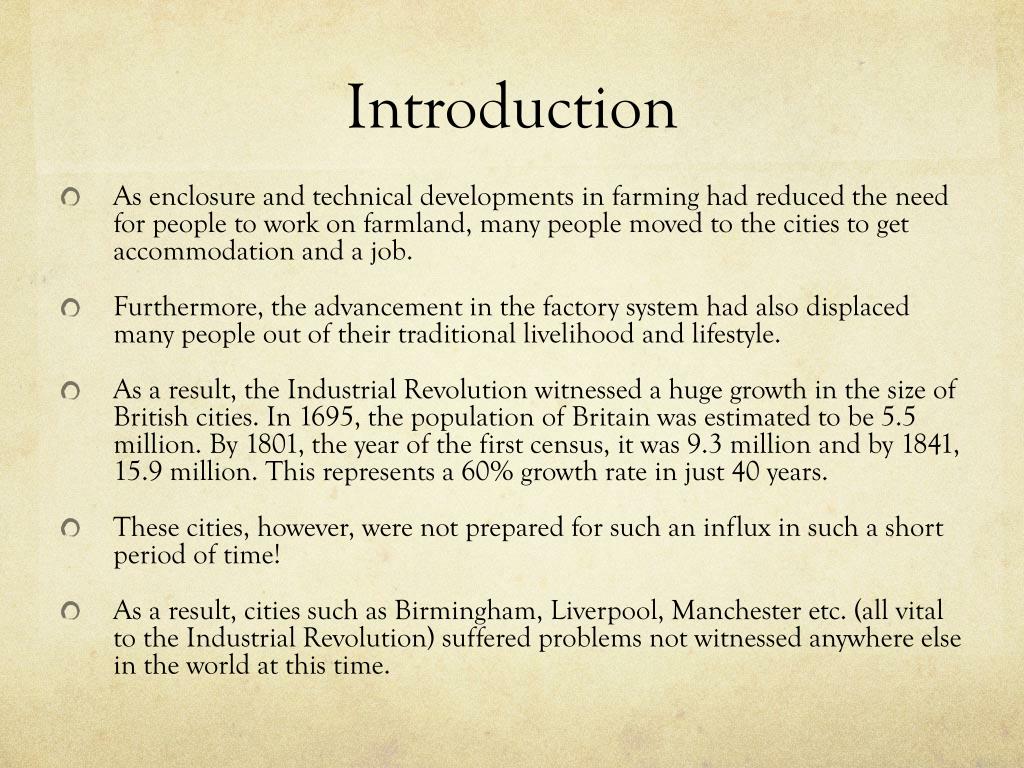 PPT - 19 th Century Cities and Town in the UK PowerPoint Presentation ...