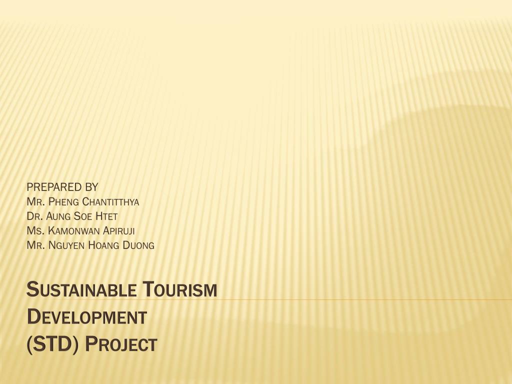 thesis sustainable tourism