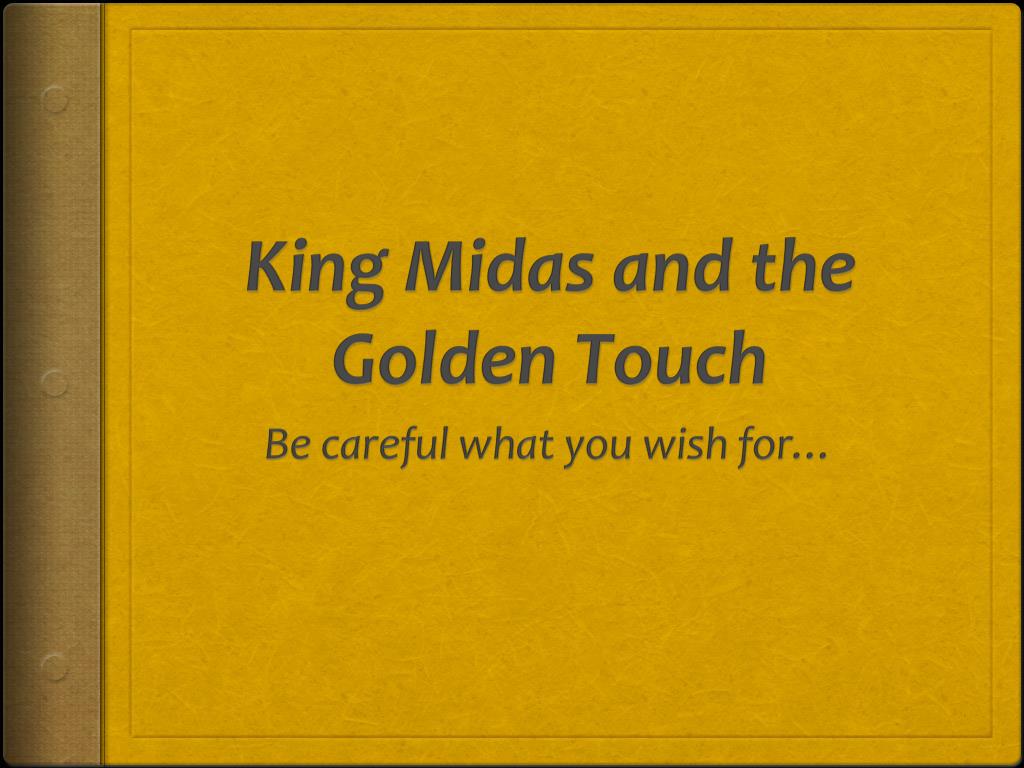 King Midas and the Golden Touch Story