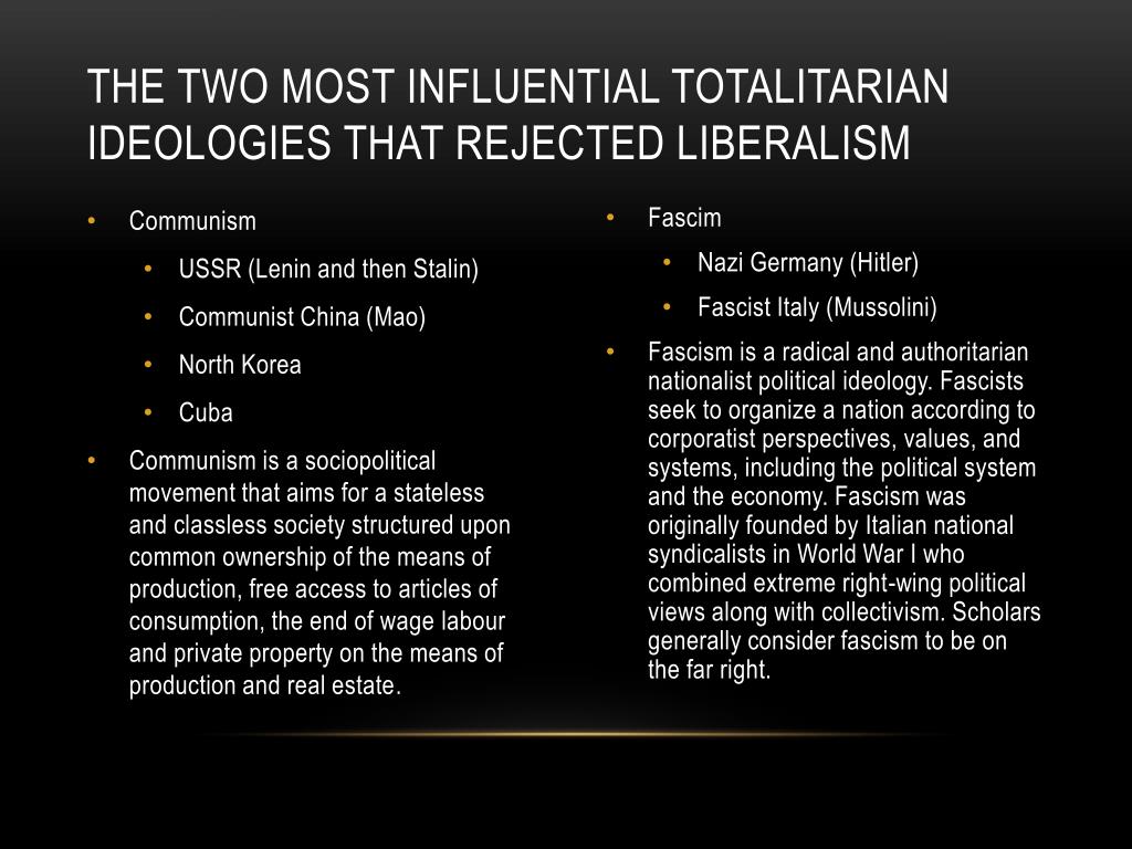 totalitarian ideology