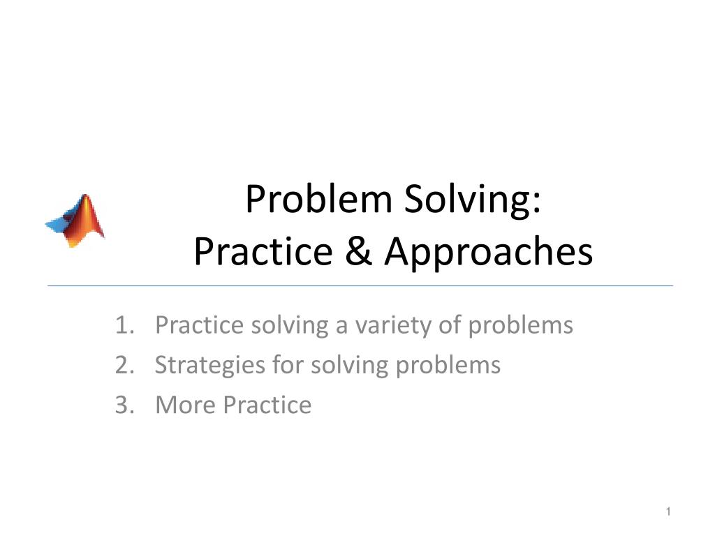 problem solving practice