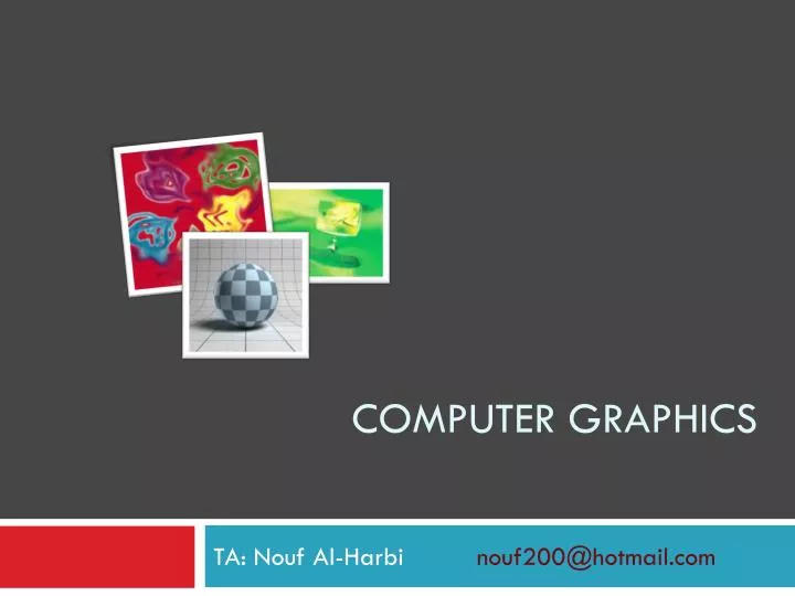 PPT - computer graphics PowerPoint Presentation, free download - ID:2488097