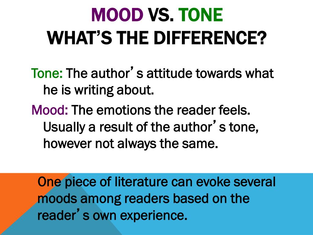PPT - Mood vs. Tone PowerPoint Presentation, free download - ID:2488854