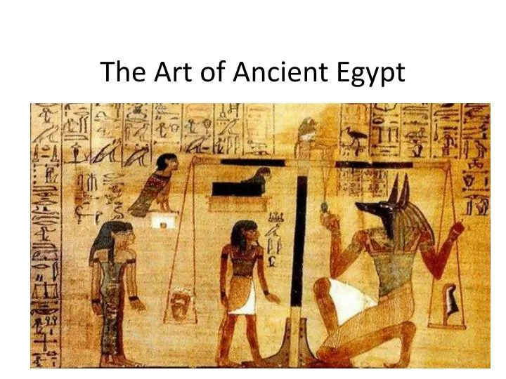 the art of ancient egypt n.
