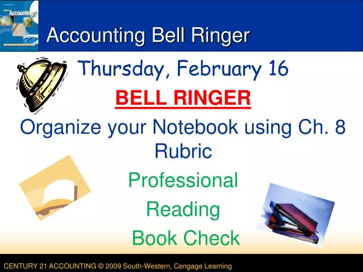 PPT Accounting Bell Ringer PowerPoint Presentation, free download