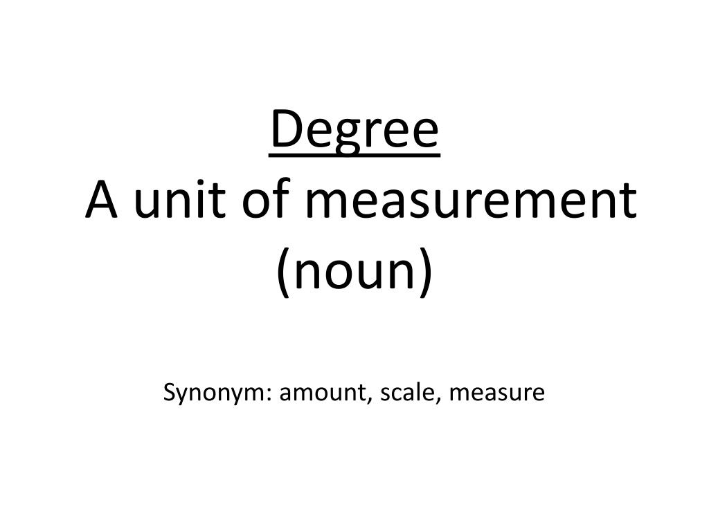 Measurements Synonym